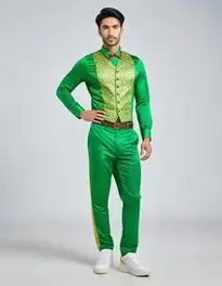 Green Pants Outfit face swap