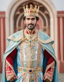 King Fancy Dress face swap