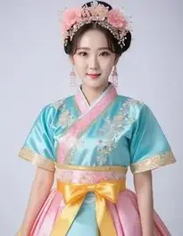 Korean Fancy Dress face swap