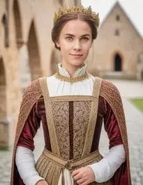 Medieval Costume For Woman face swap
