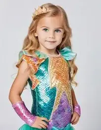 Mermaid Costume Kids face swap
