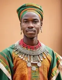 Modern African Clothing face swap
