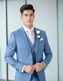Modern Man Wedding Suits face swap