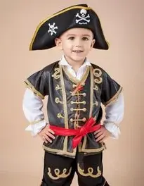 Pirate Costume Kids face swap