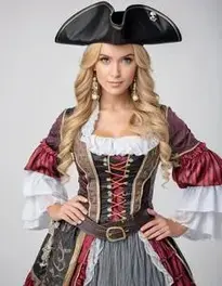 Pirate Dress face swap