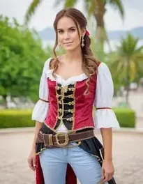 Pirate Fancy Dress Woman face swap