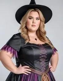 Plus Size Witch face swap
