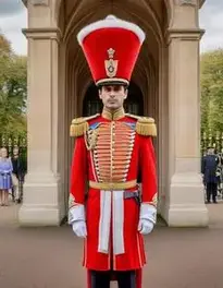 Queen Guard Fancy Dress face swap