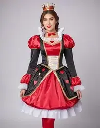 Queen Hearts Halloween face swap