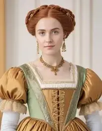 Renaissance Costume Woman face swap
