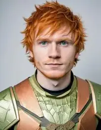 Sheeran Fancy Dress face swap