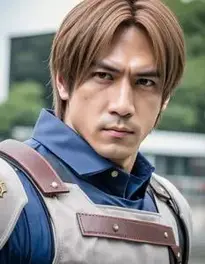 Leon Kennedy Cosplay face swap