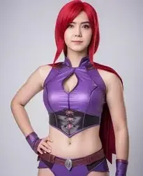 Lilith Cosplay face swap