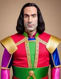 Lord Farquaad Fancy Dress face swap