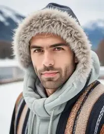 Man Winter Fashion face swap