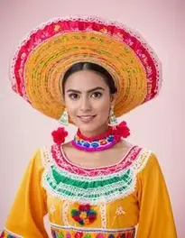 Mexican Fancy Dress Female face swap