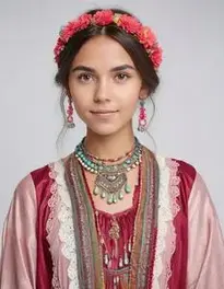 Modern Bohemian Attire Female face swap