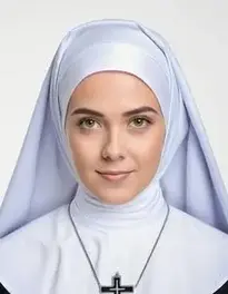 Nun Halloween face swap