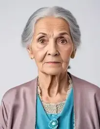 Old Lady Costume For Adults face swap