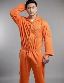 Orange Prison Jumpsuit face swap