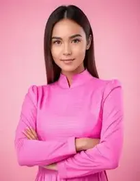 Pink Outfit For Woman face swap