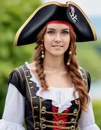 Pirate Costume Woman face swap