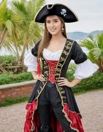 Pirate Dress face swap