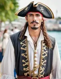 Pirate Fancy Dress face swap