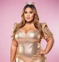 Plus Size Clubbing Outfit face swap