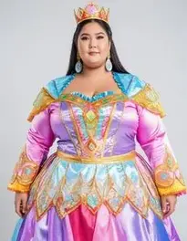 Plus Size Festival Outfit face swap