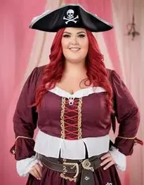 Plus Size Pirate face swap