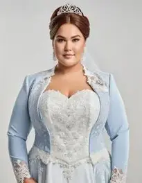 Plus Size Wedding Suits For Ladies face swap