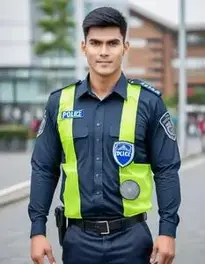 Police Fancy Dress face swap