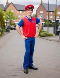 Postman Pat Outfit face swap