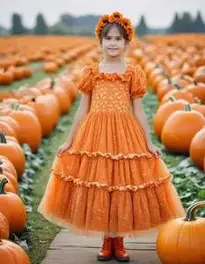 Pumpkin Dress face swap