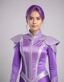 Purple Outfit face swap