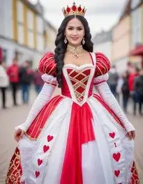 Queen Hearts Dance face swap