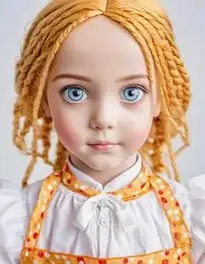 Rag Doll Fancy Dress face swap