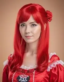 Red Hair Halloween face swap