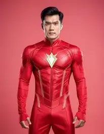 Red Outfit face swap