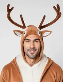 Reindeer face swap
