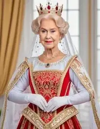 Royal Queen Fancy Dress face swap
