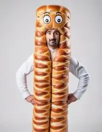 Sausage Roll Fancy Dress face swap