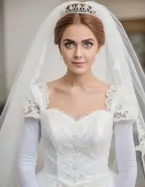 Scary Bride face swap