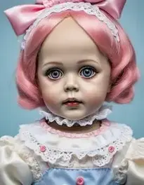 Scary Doll face swap
