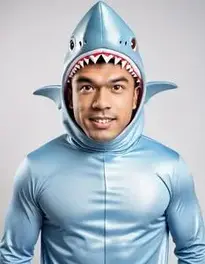Shark Fancy Dress face swap