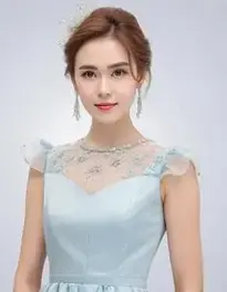 Simple Cocktail Dress face swap