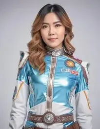 Space Cowgirl Outfit face swap