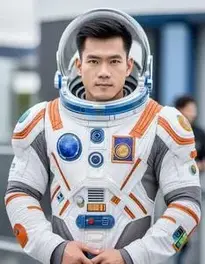 Space Themed Costume For Adults face swap