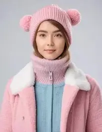 Stylish Winter Outfit face swap